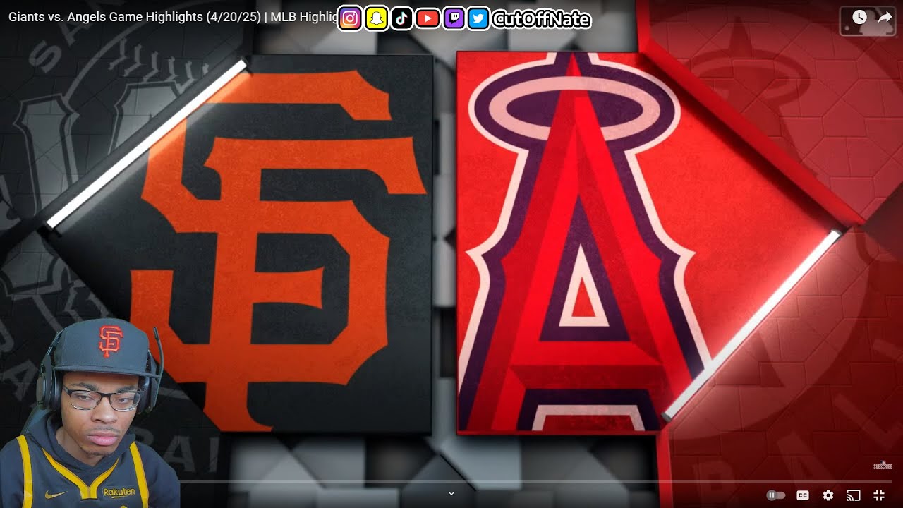 GIANTS FAN REACTS TO Giants vs. Angels Game Highlights (4/20/25) | MLB Highlights