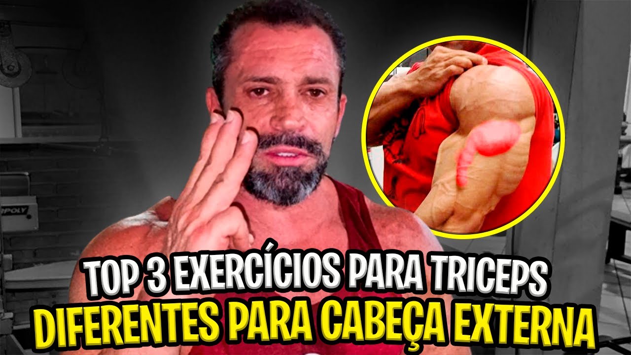 OS 3 MELHORES EXERCÍCIOS PARA A CABEÇA EXTERNA DO TRICEPS