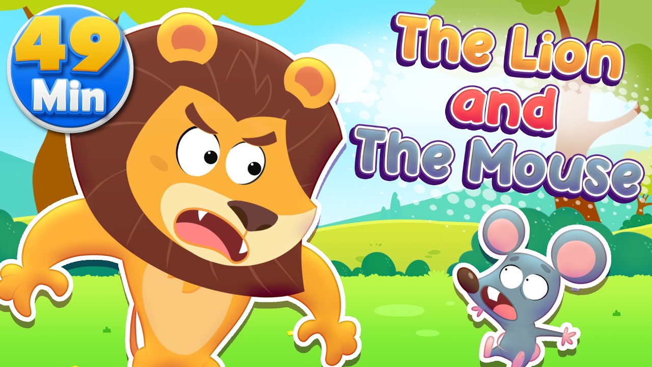 🦁🐭🎶 The Lion and the Mouse and more nursery rhymes and kids songs - The Little Muslim