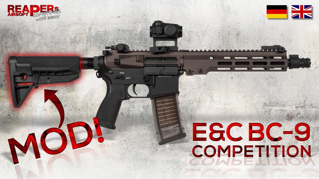 [Tech] E&C BCM Schaft MOD (BC-9 COMPETITION, FIX) 6mm BB Softair/Airsoft