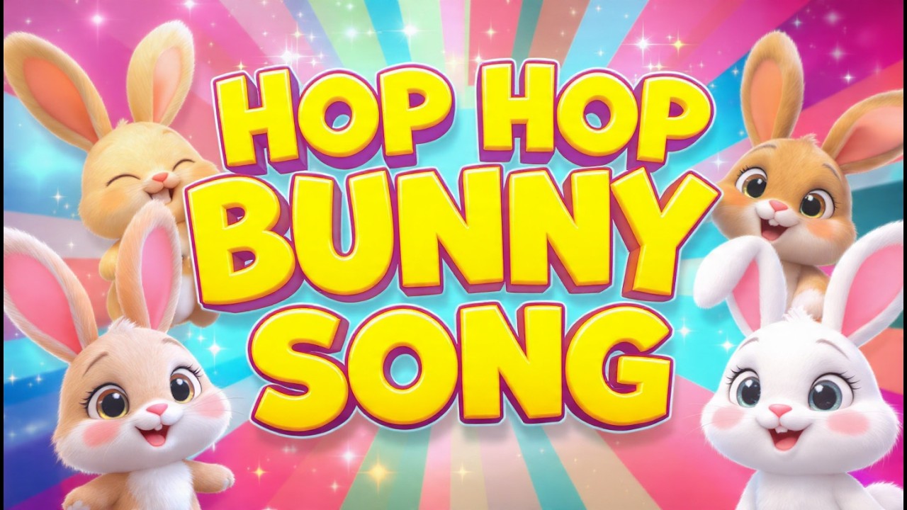 Bunny Kids English Songs | Funny Rabbit Nursery Rhymes and Cute Bunny Dance Music Fun