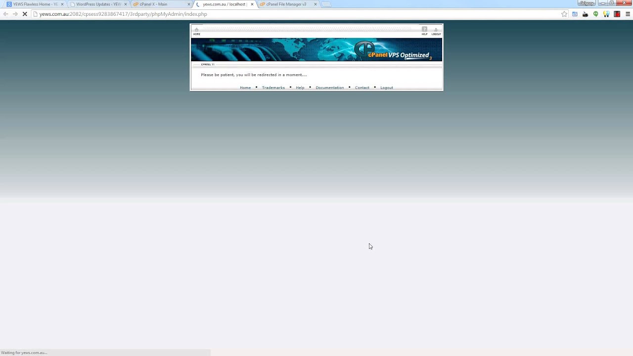 How To: update WordPress, after backing up files and database