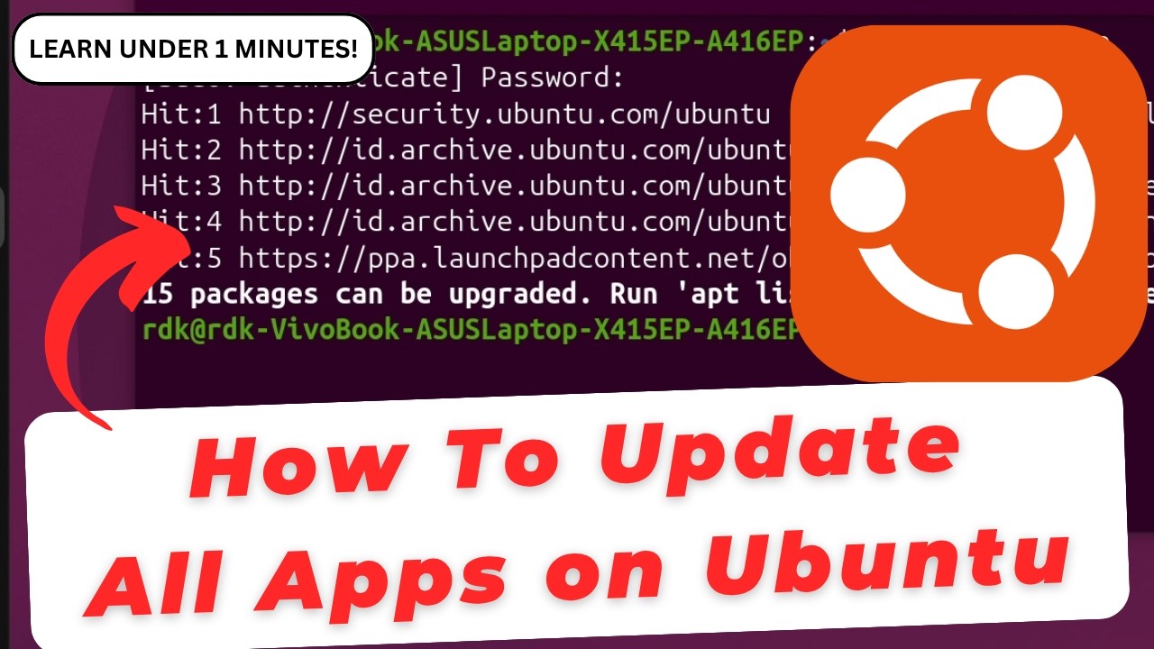 Как обновить все программные пакеты и приложения в Ubuntu