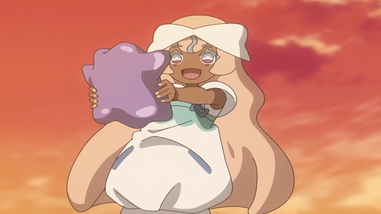 Navi catches a Ditto 😊
