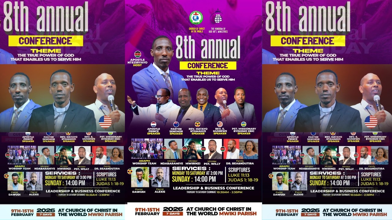 LIVE🔴CCW // 8th Annual Conference // Church Of Christ In The World // With Ap. prince, Rev. Muhirwe