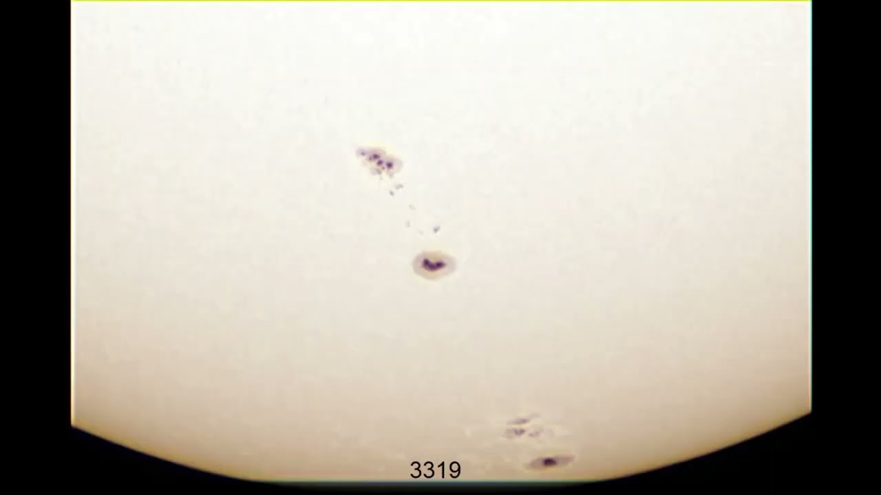 June 2023 Solar Review Spots - DWARF II Lunt LS50T Rokinon 1300mm - Rooster Inn Observatory