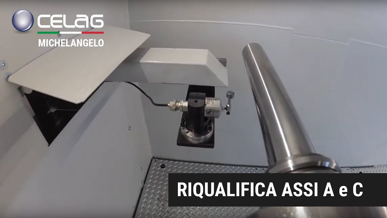 Riqualifica assi A e C | Centro di Lavoro cnc 5 assi MICHELANGELO | CELAG Srl