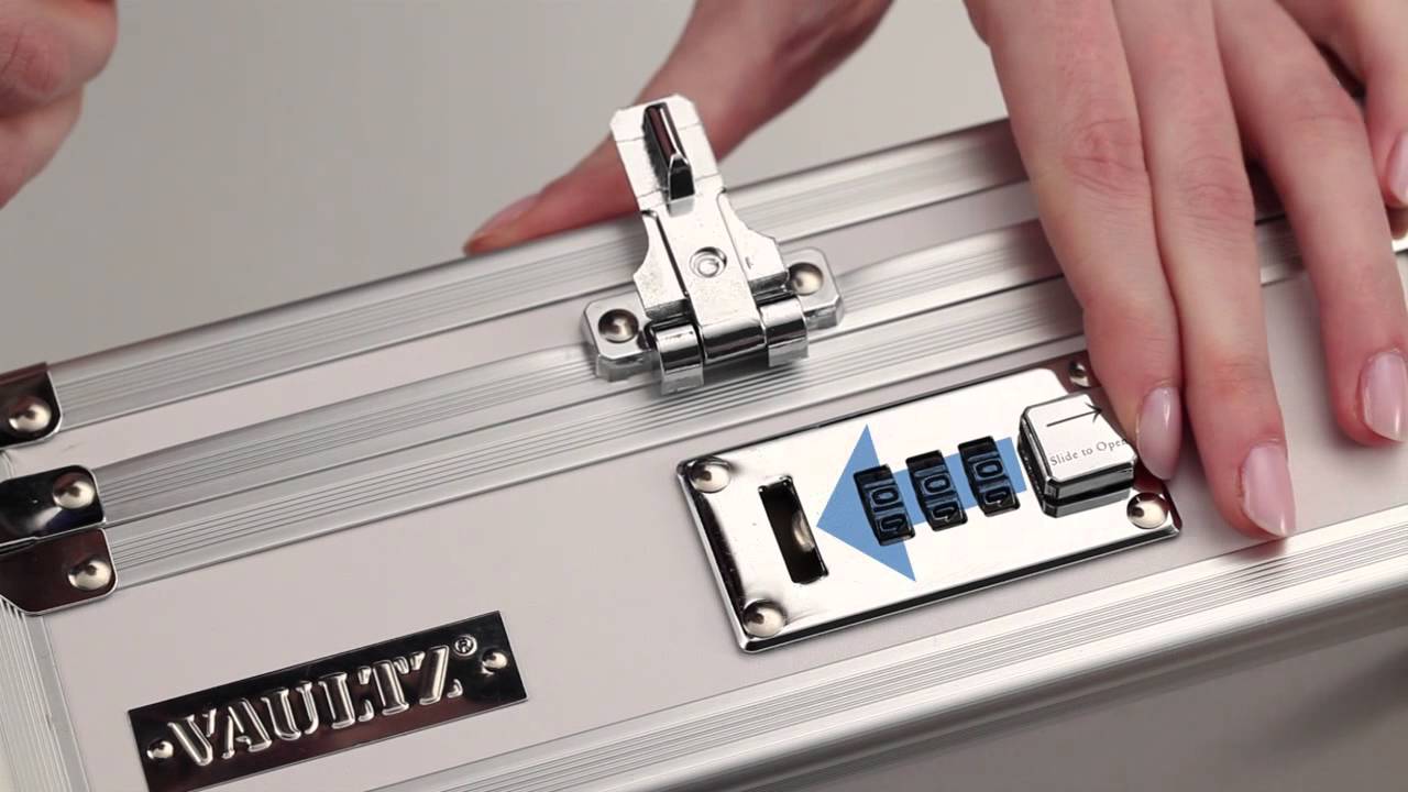 How to Set Tumbler Combination for Vaultz&reg; Locking Cash Box