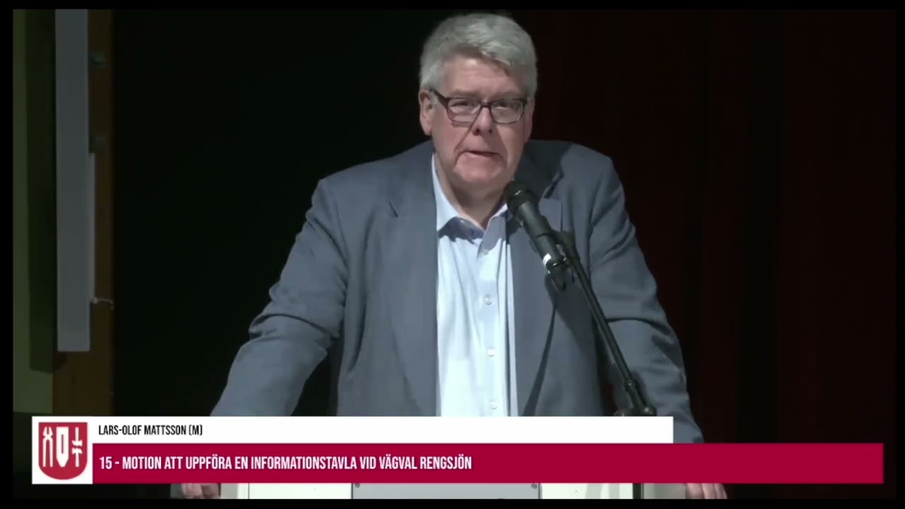 Informationstavla vägval Rengsjön