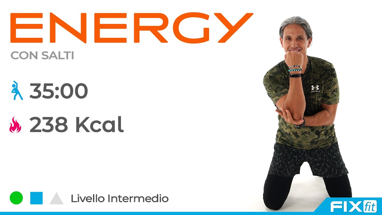 Energy Workout Con Salti: Esercizi Cardio Con Musica