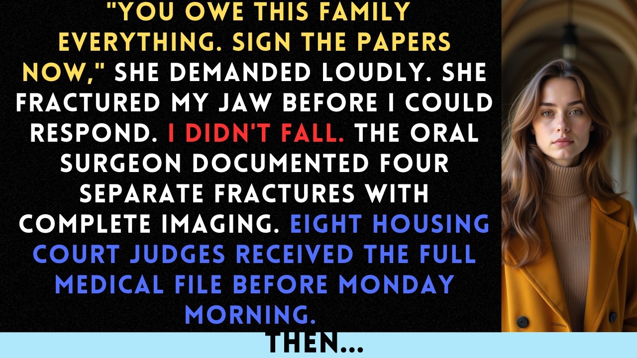Sister Shattered My Jaw For Refusing To Co-Sign Her Mortgage — The Dental Records Reached Eight...
