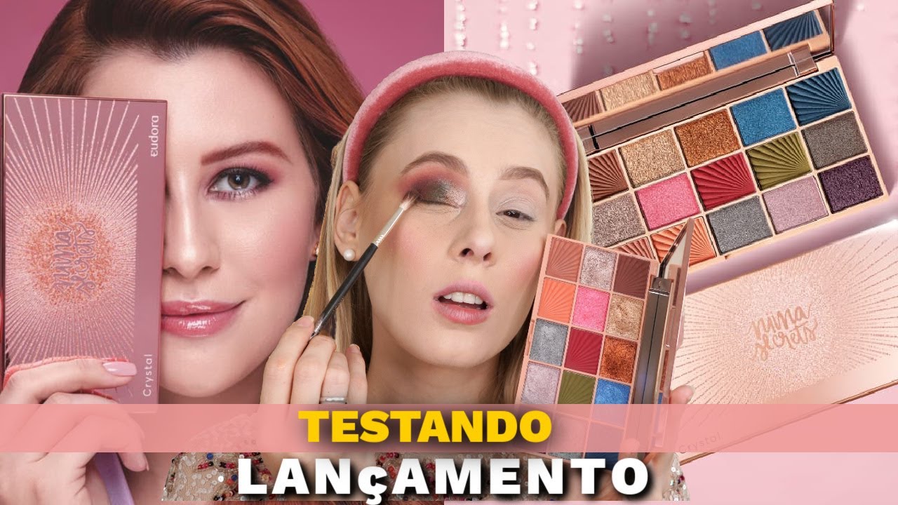 TESTANDO a nova PALETA CRYSTAL da NIINA SECRETS