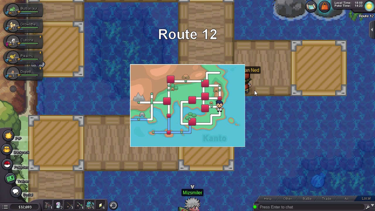 [ PRO ]Pokemon Revolution Online Guide Kanto | Fuchsia City Gym #5