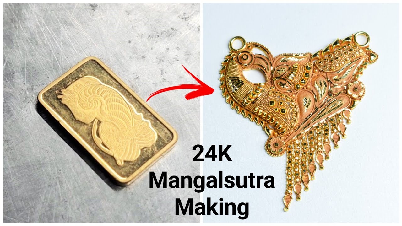 Gold Peacock Mangalsutra Design Making | Gold Jewellery Making | Gold Smith Jack