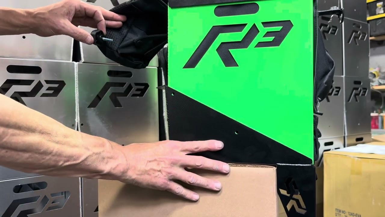 R3-R1 parts installation of your new Disc golf cart.