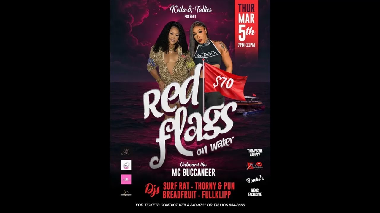GAZA NATION ENT' - RED FLAGS ON WATER THE CRUISE PROMO (MARCH 5TH 2026)