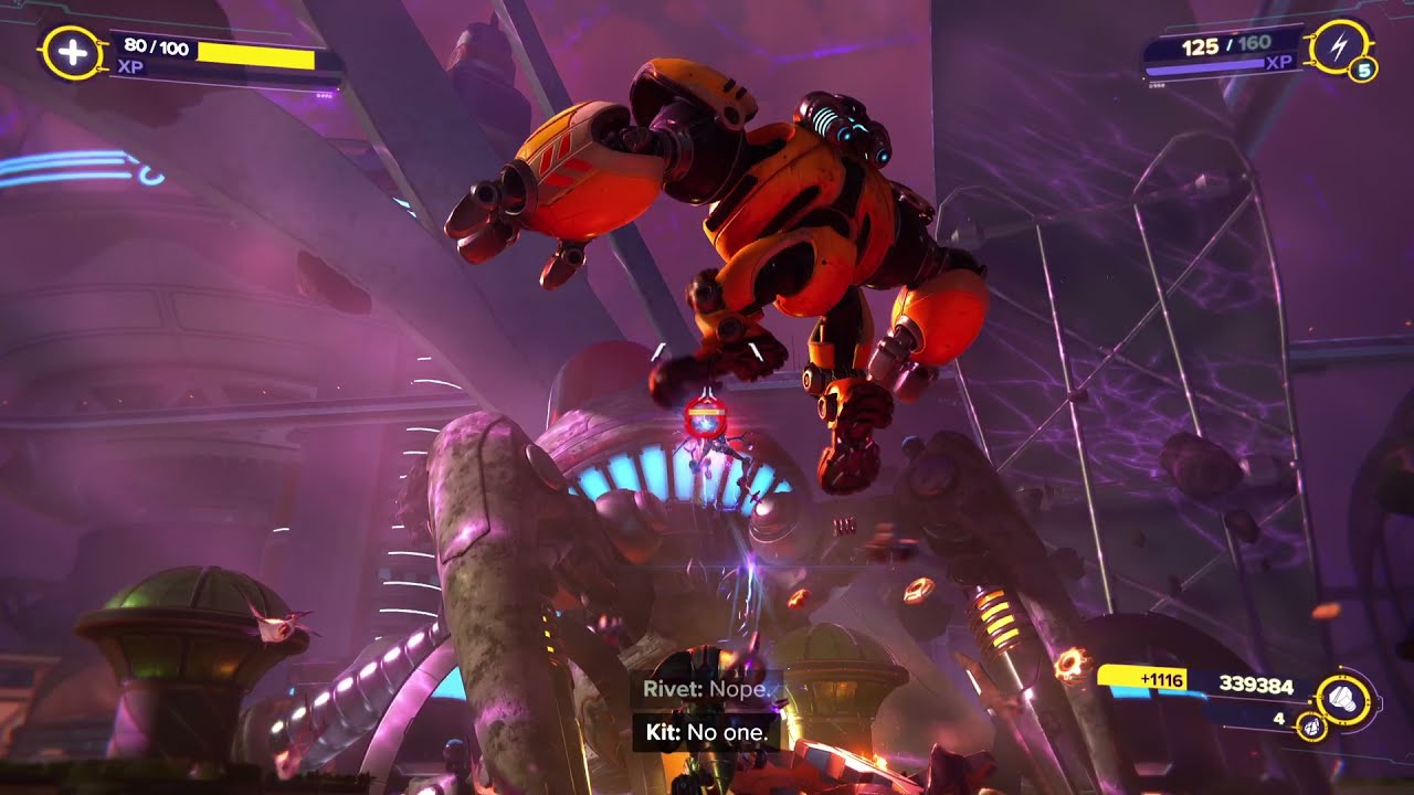 Ratchet and Clank Rift Apart 99% Damage on Final Boss with RYNO 8