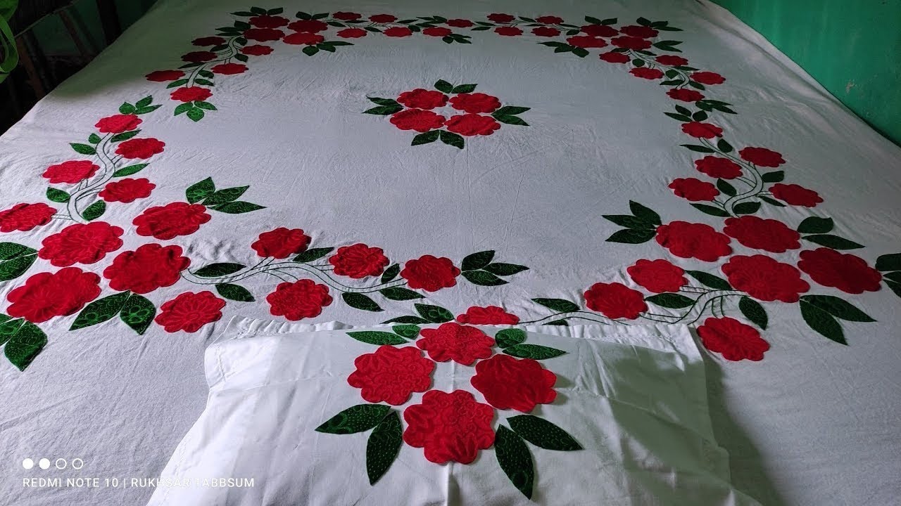 Patch Wala Chadar | Patch wala chadar ka design | Beautiful bedsheet design | Bister ka design