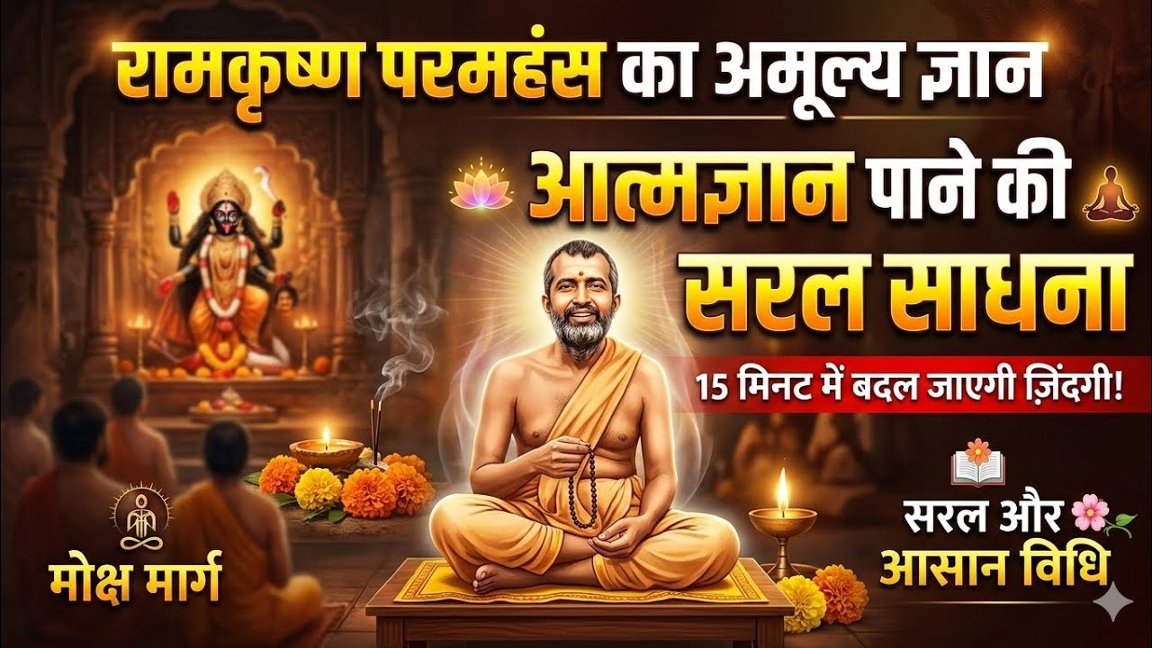 आत्मज्ञान पाने की सबसे सरल साधना | रामकृष्ण परमहंस का अमूल्य ज्ञान