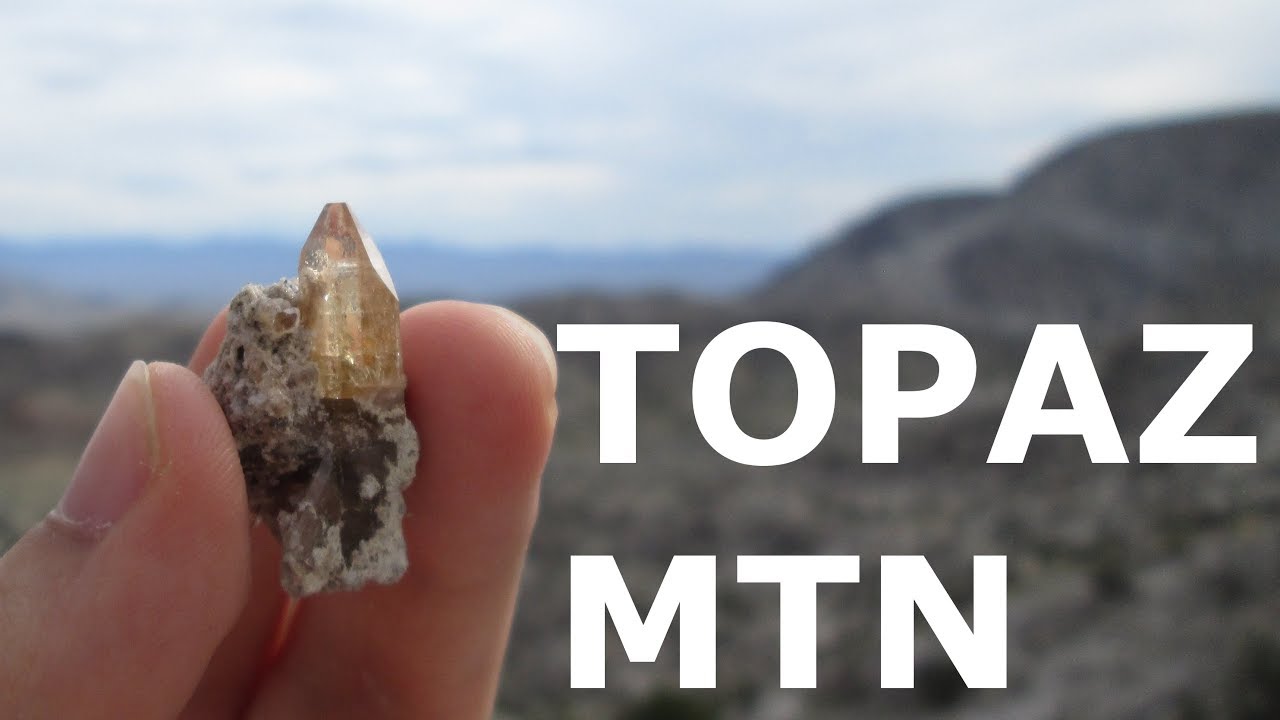 Intro to gem topaz hunting at Topaz Mountain, Utah