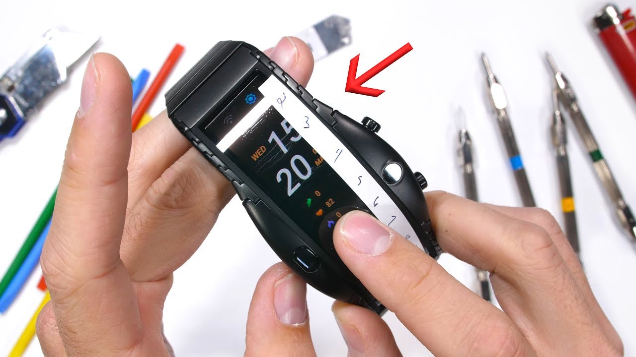 Flexible OLED Smartwatch Display?! - Durability test!
