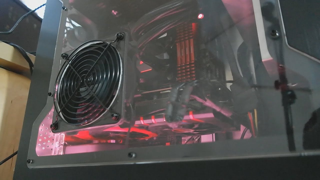 Side Panel Fan Case Mod to My Lian Li PC-65B