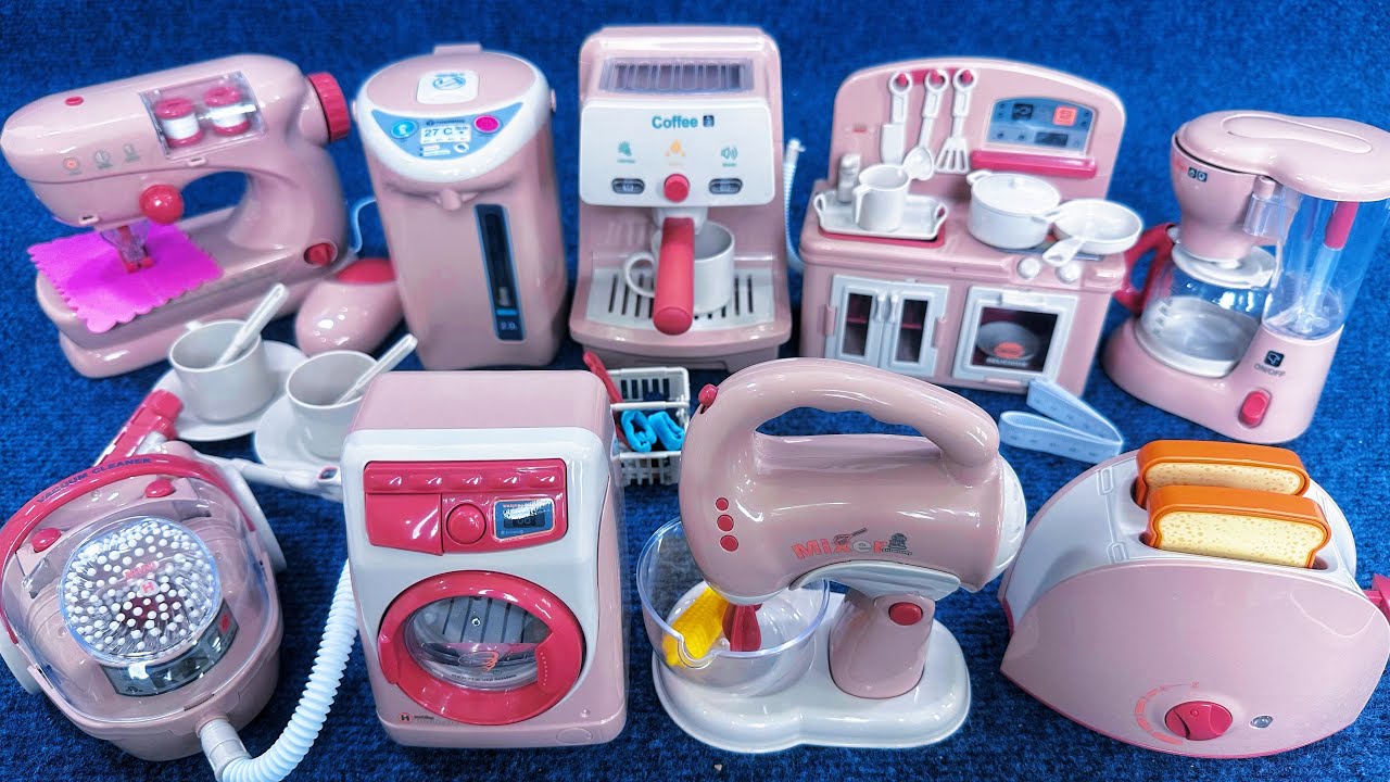 9 Minutes Satisfying with Unboxing Automatic Kitchen Appliance Playset ASMR | Review Toys