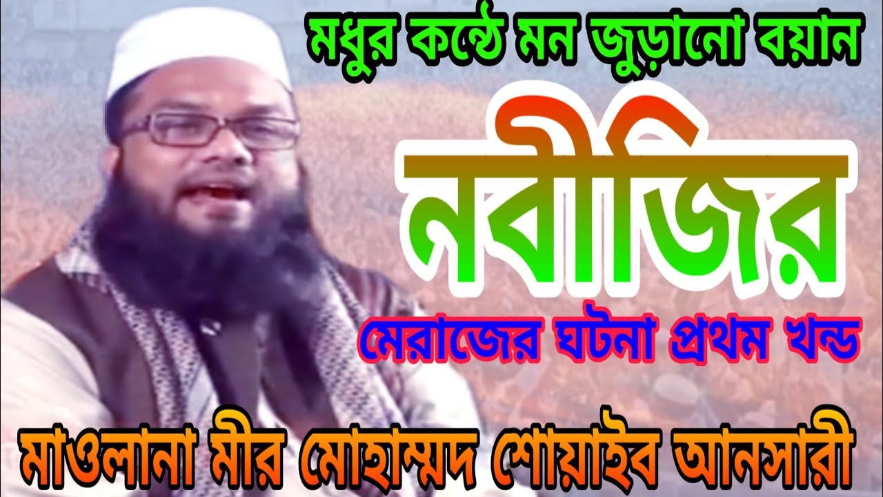 মাওলানা মীর মোহাম্মদ শোয়াইব আনছারী, new waz 2020