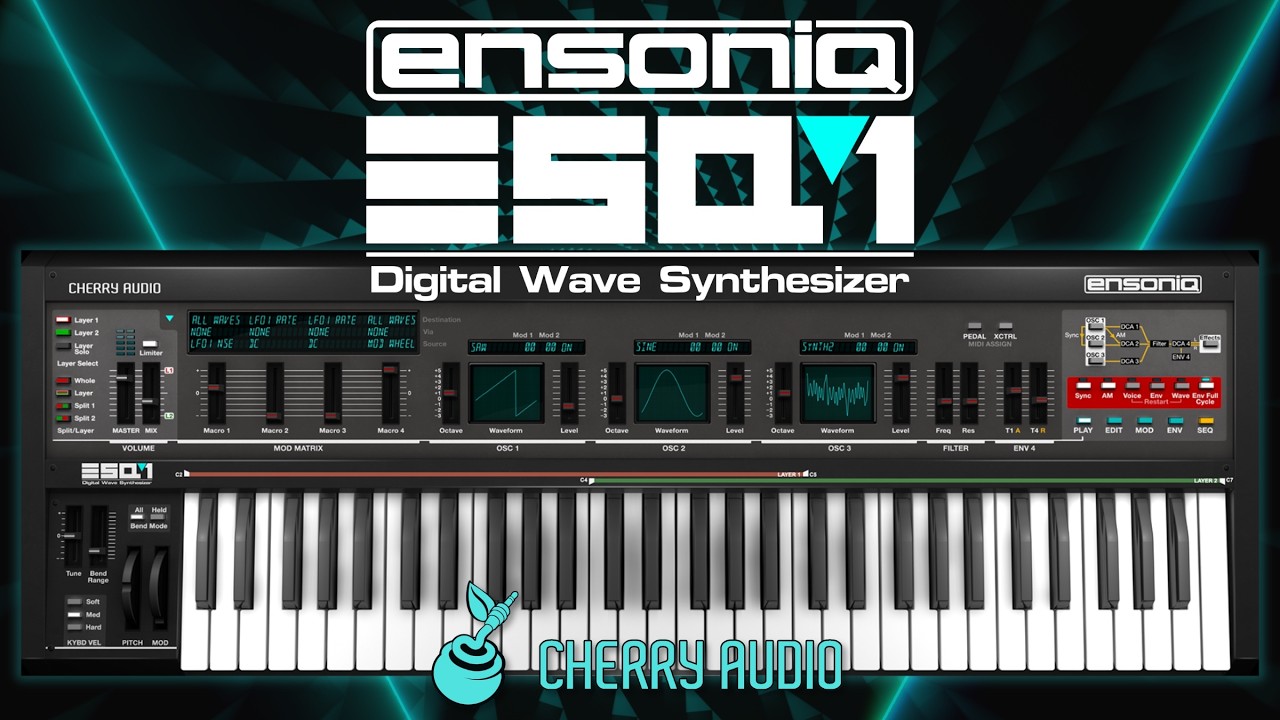 Cherry Audio | Ensoniq ESQ-1 Synthesizer