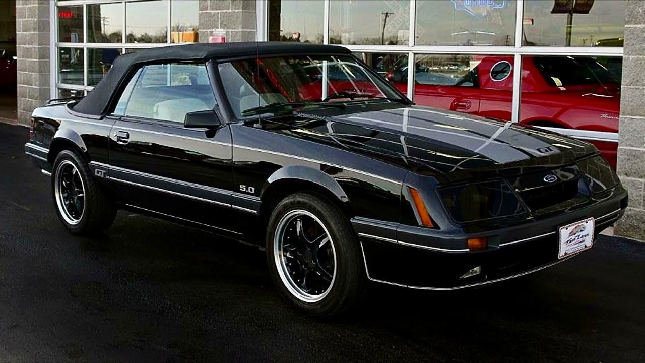 1986 Ford Mustang GT 5.0 V8 Five-Speed Convertible