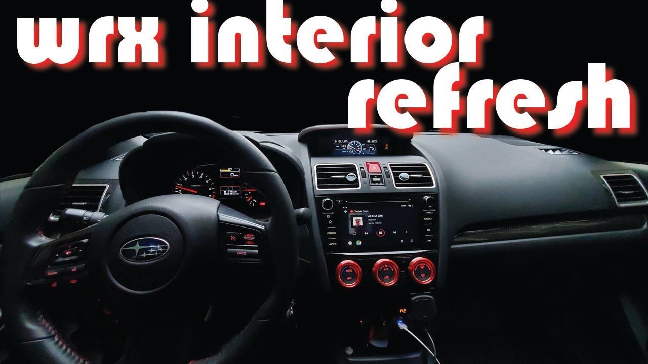 Refreshing the WRX Interior - Wrap Job