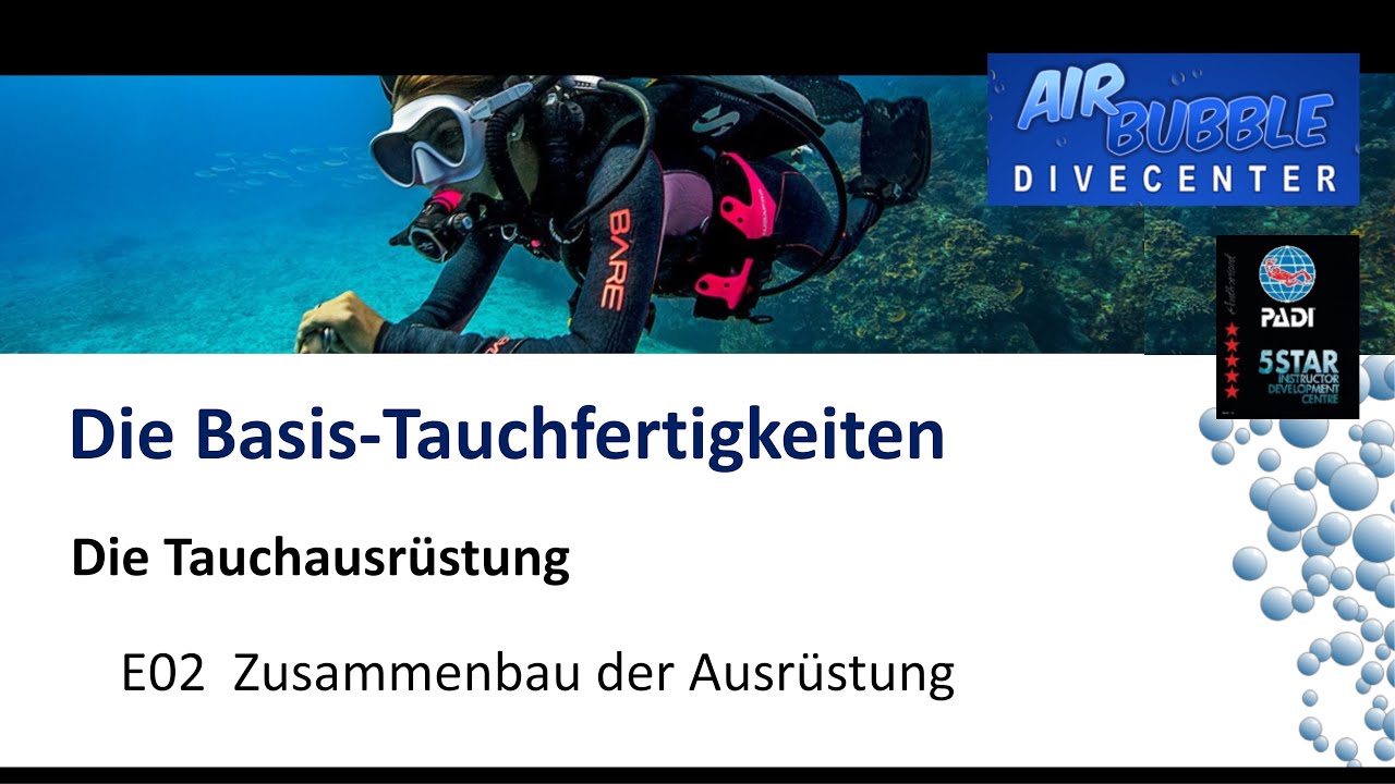 E02 Tauchausrüstung - Zusammenbau (FHD 50p)