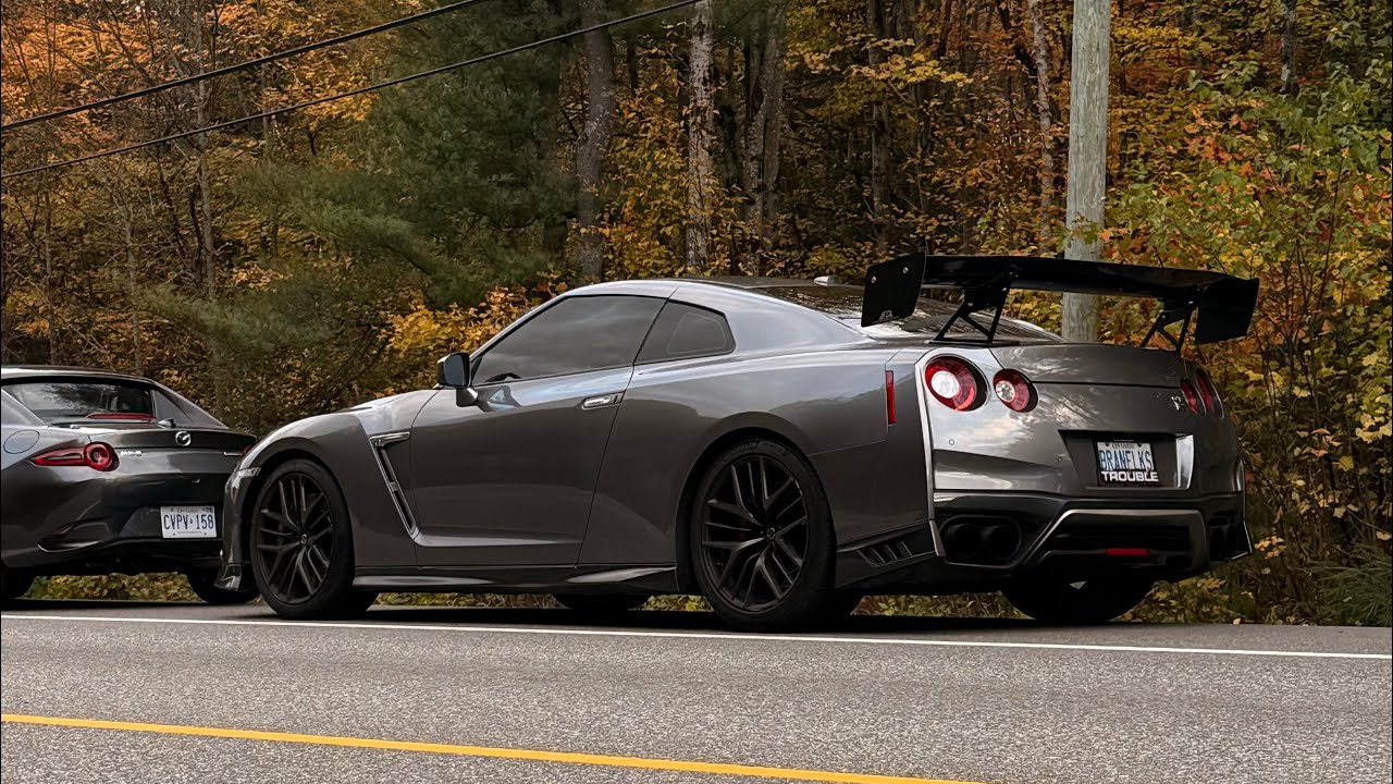 GT-R R35 POV — Fall Touge Run