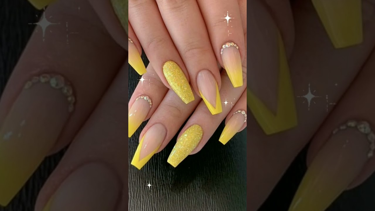 Unhas Perfeitas Cor Amarela