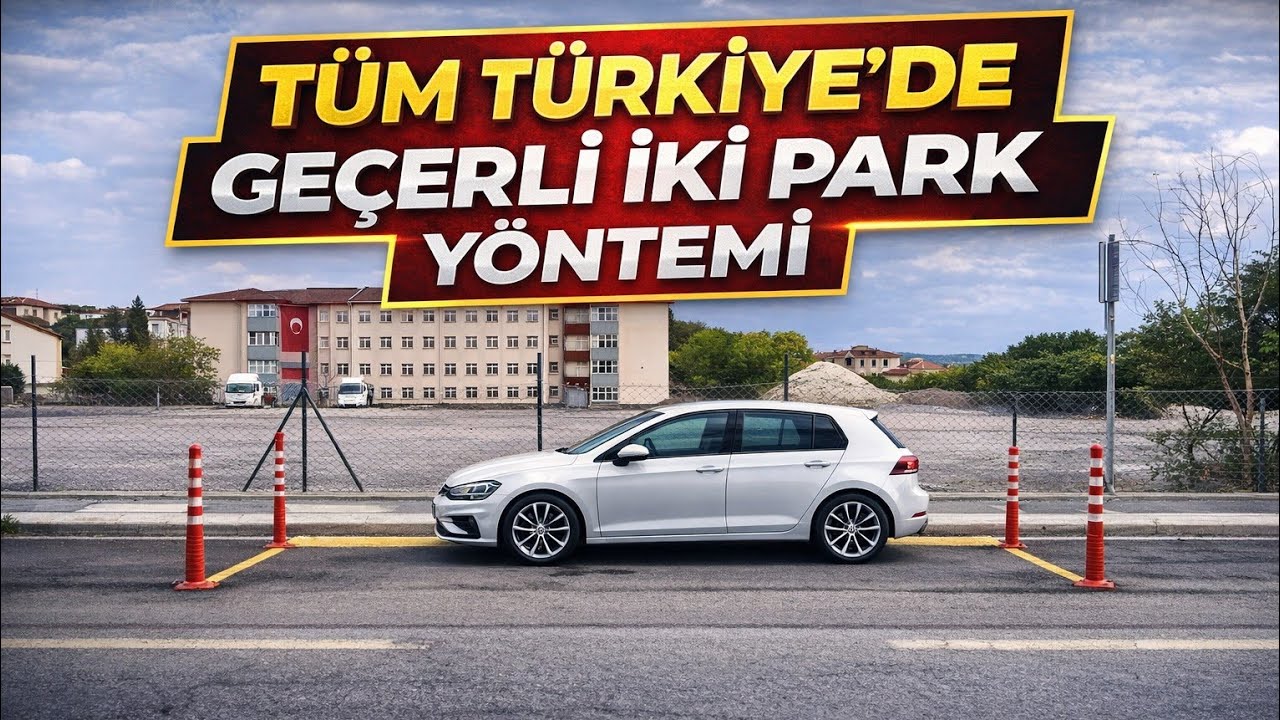 TÜM TÜRKİYEDE GEÇERLİ İKİ FARKLI PARALEL PARK YÖNTEMİ/EHLİYET DİREKSİYON SINAVI-ÇEKMEKÖY/İSTANBUL