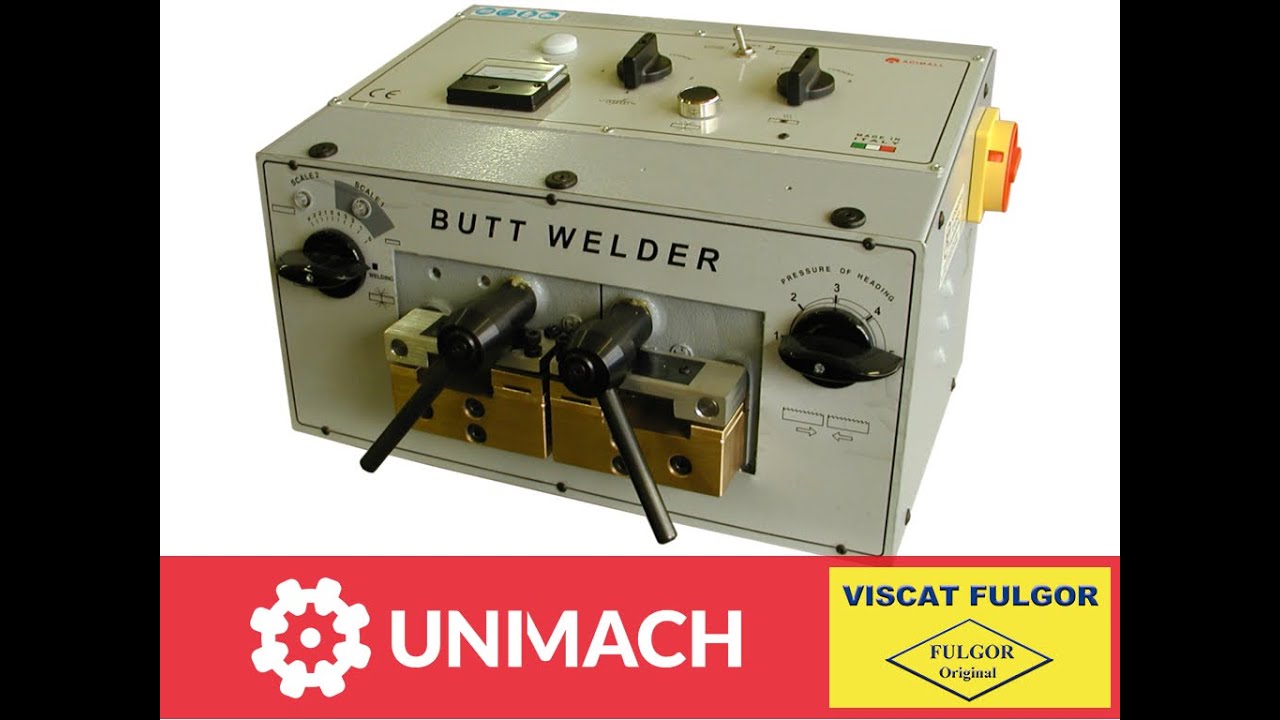 Proces zgrzewania pił taśmowych na zgrzewarce VC4 Viscat Fulgor UniMach