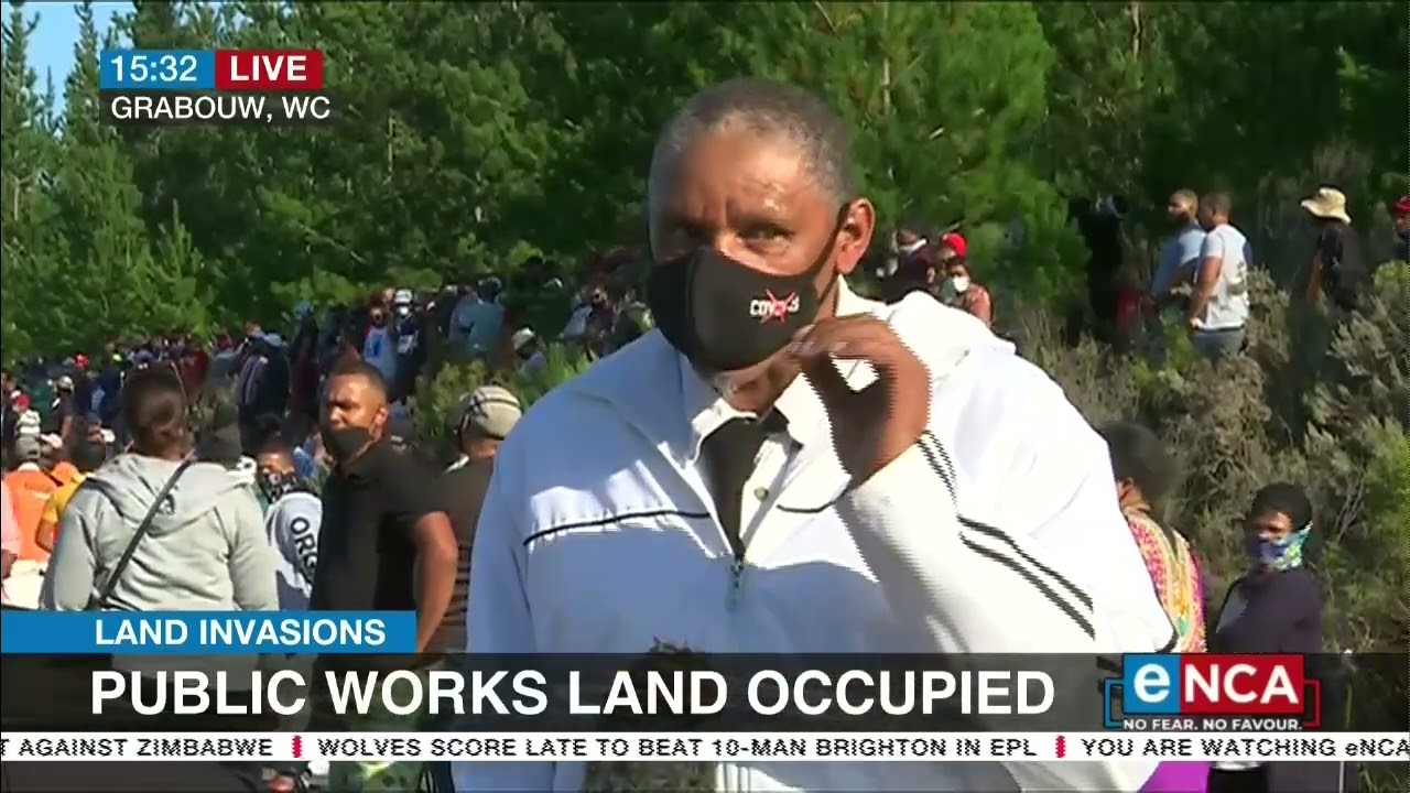 Land invasions: Public Works land occupied