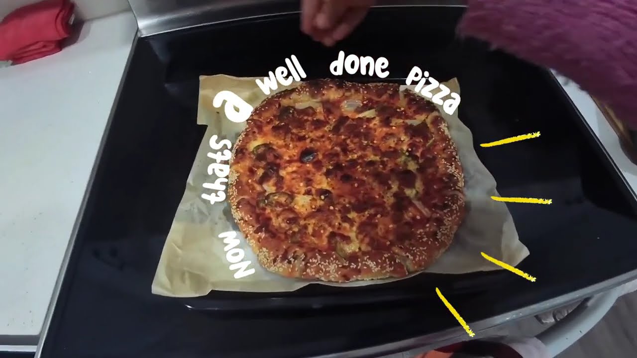 🍕 My first Pizza from scratch | Grocery Run to Homemade Pizza