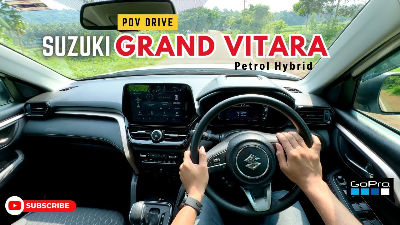 2023 New Grand Vitara | Zeta Plus | Hybrid Automatic | POV Test Drive | Narrow Road | Luxury SUV