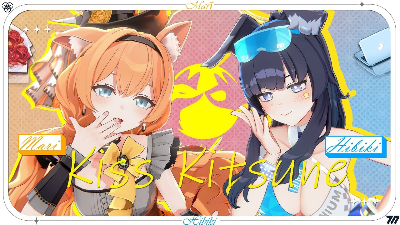 Blue Archive｜キスキツネ｜Iochi Mari × Nekozuka Hibiki 