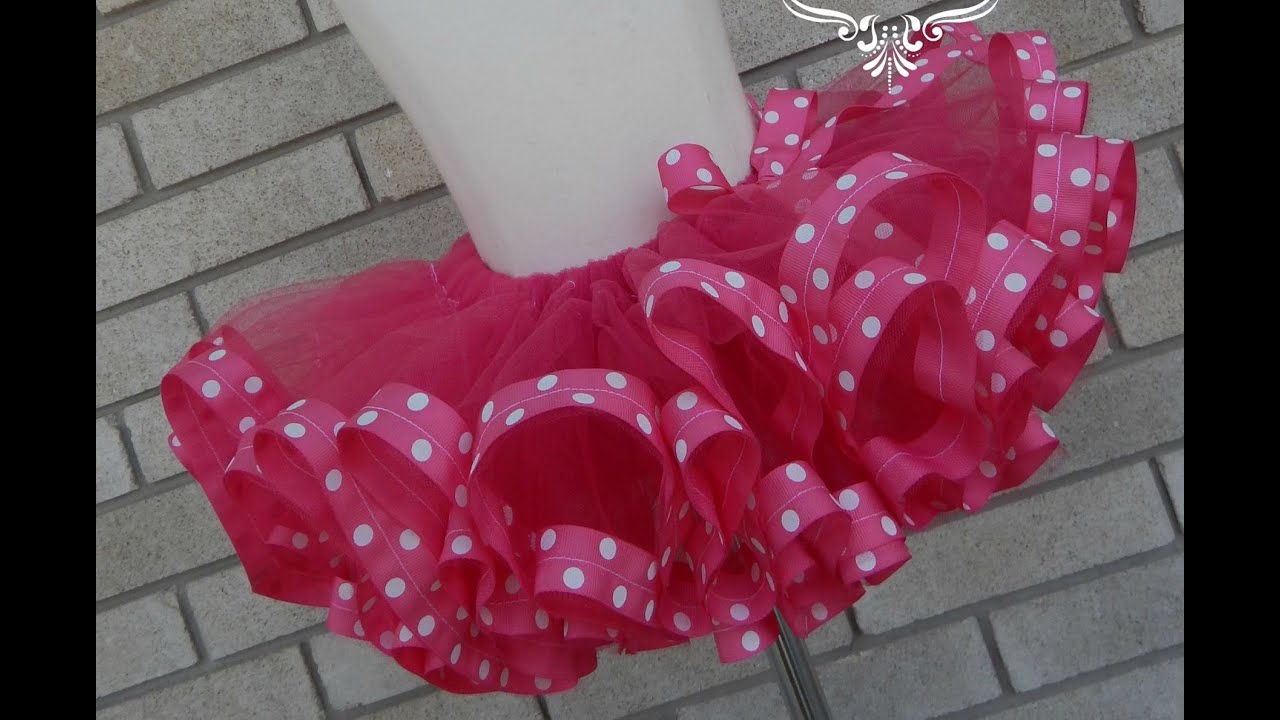 HOW TO: Make a Ribbon Trim Tutu by Just Add A Bow