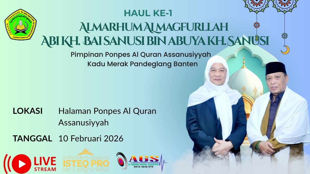🔴 LIVE HAUL KE 1 ALMARHUM ALMAGFURLLAH ABI KH. BAI SANUSI BIN ABUYA SANUSI || SELASA 10 FEB 2026