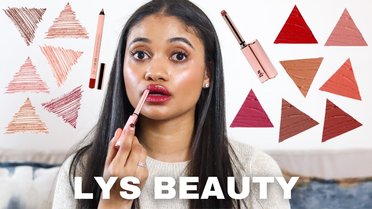 LYS BEAUTY LIPSTICK & LIP LINER REVIEW | review of the LYS beauty lip sticks and lip liners!