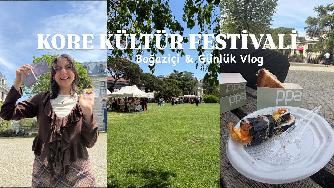 Boğaziçi Kore Kültür Festivali’ne Gittim 🇰🇷| Kore Yemekleri, Kore Oyunları, Kpop…