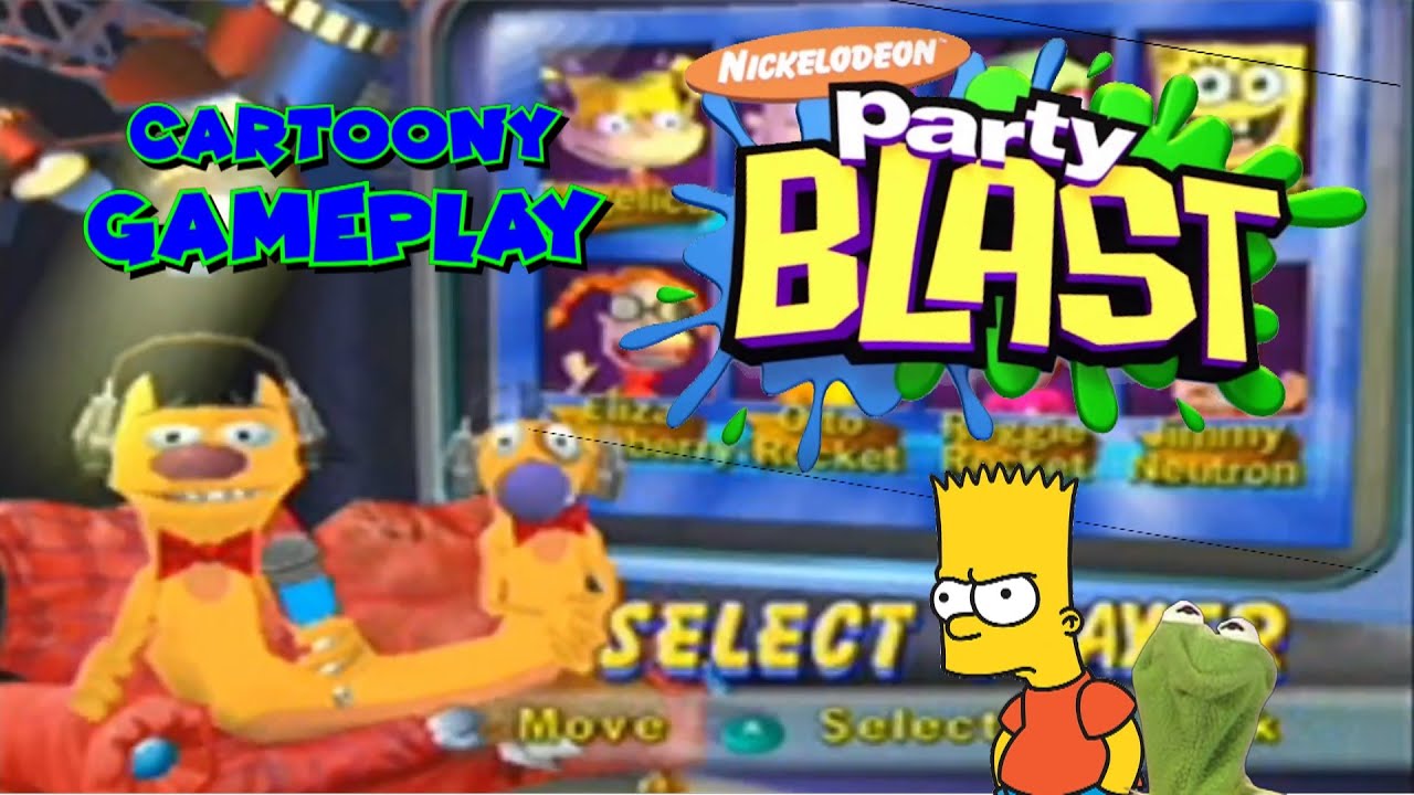 Cartoony Gameplay: Nickelodeon Party Blast ROUND 1