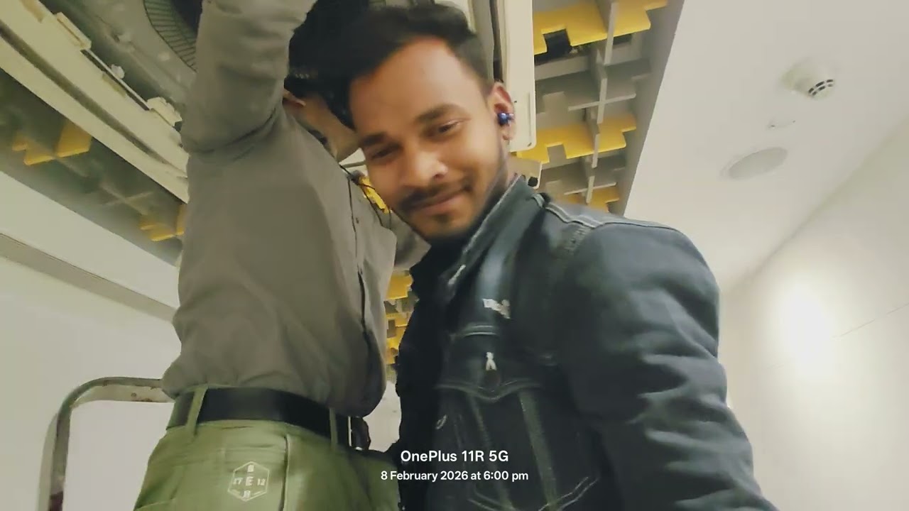 Sonu bhai ✅ Ye hota hai asli kaam 💪VRV AC technician life 😎 mehnat bhi hai, @PankajVRVac 
