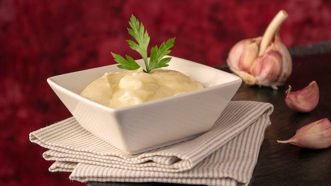 Como hacer Alioli con Thermomix. La autentica receta tradicional. rapido y rico.