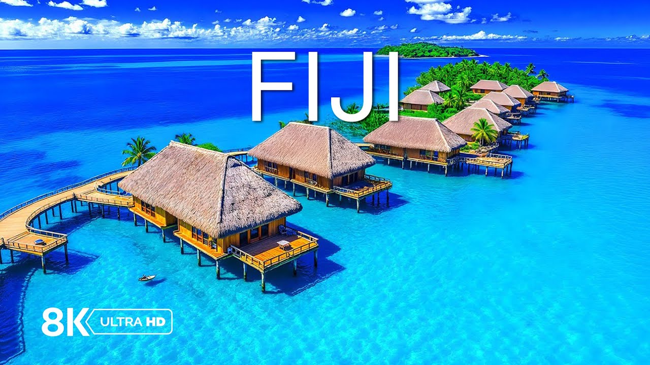 Fiji 8K - Hidden Beaches, Emerald Waters & Tropical Tranquility