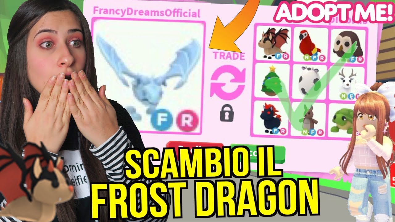 Cosa OFFRONO i RICCHI per un FROST DRAGON? 😱 SCAMBIO in SERVER RICCO | Roblox ADOPT ME ITA By Francy