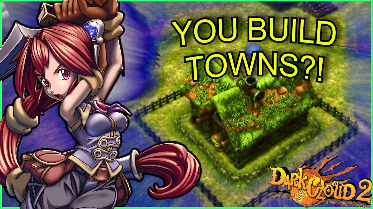Dark Cloud 2 [PS2] - Building and Battling